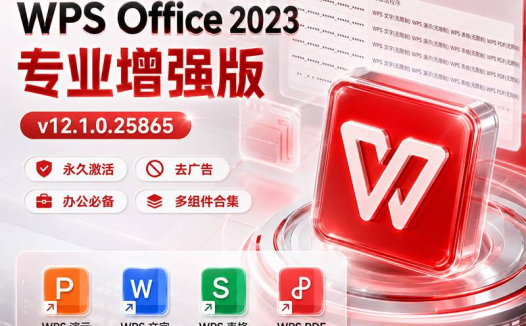 WPS Office 2023 专业增强版 (永久激活/去广告)
